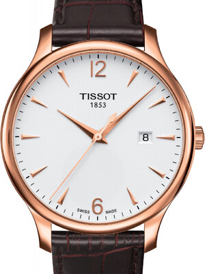 Tissot Men's Quartz Watch with White Dial Analogue Display - T063.610.36.037.00
