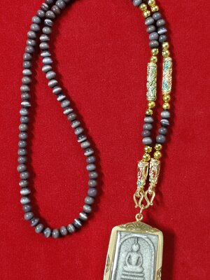 #พระสมเด็จเลี่ยมกรอบทองไมครอน รหัสm-0171