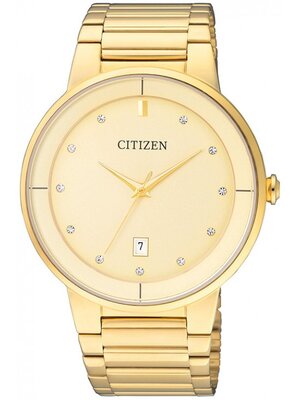 Citizen Analog Gold Dial Men's Watch - BI5012-53P