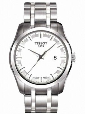 Tissot Men's Couturier T035.410.11.031.00 Silver Stainless-Steel Swiss Quartz Watch