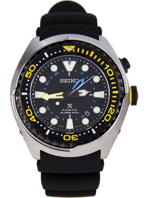 Karnvera Shop นาฬิกาข้อมือผู้ชาย Seiko Prospex Men Watch Kinetic GMT SUN021P1