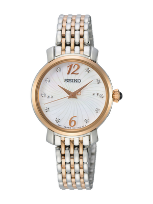 Karnvera Shop นาฬิกาข้อมือผู้หญิง Seiko Quartz SRZ524P1 Analog Women's Watch