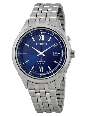 Seiko Men's Watch Silver/Blue Stainless Steel SKA655P1