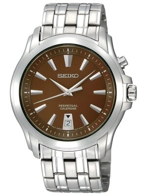 Seiko Men's SNQ119 Perpetual Calendar Watch