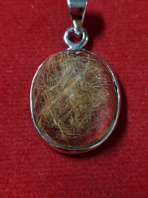 #จี้ไหมทองเจียเหลี่ยม รหัสC-017