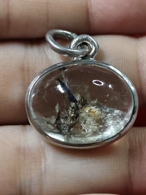 #จี้แก้วโป่งข่าม(แก้วเข้าแก้ว) รหัสC-040