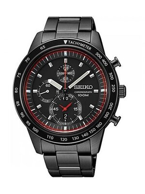 Seiko Mens Chronograph Watch with Tachymeter SNDD89P1