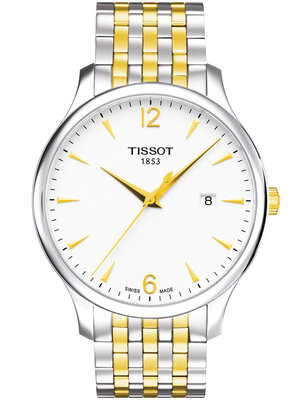 Tissot Men's Tradition T063.610.22.037.00 Silver Stainless-Steel Swiss Quartz Watch