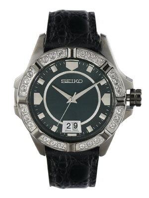 Seiko Lord Analog Green Dial Women's Watch SUR805P1