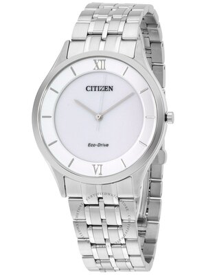 Citizen Men's Eco-Drive AR0071-59A Silver Stainless-Steel Eco-Drive Watch