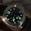 นาฬิกา Panerai รุ่น Luminor Submersible GMT Pole 2 Pole สีดำ สายซิลิโคนดำ