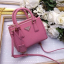 กระเป๋า pd saffiano double zip mini crossbody สีชมพู