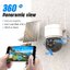 【360° Electric rotation】Solar กล้องวงจรปิด360 wifi กล้องพลังงานแสงอาทิตย์APP: Icsee /WIFI 5MP กล้องวงจรปิด Solar HD 1920P Wireless Camera สัญญาณเตือนการตรวจจับ PIR ของมนุษย์