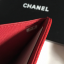 กระเป๋าสตางค์ cn caviar wallet red สีแดง ใบสั้น งานดีสุด หนังอิมพอร์ทยุโรป