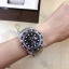 นาฬิกา Rolex รุ่น Submariner หน้าดำ กรอบเพชรซีกเงินดำ งาน Mirror Swiss