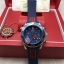นาฬืกา Omega รุ่น Seamaster Chronograph America's Cup 2013 สีเงิน สายยางสีนํ้าเงิน-แดง