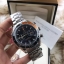 นาฬืกา Omega รุ่น Seamaster Planet Ocean 600M Chronograph สีเงิน กรอบเซรามิคสีดำ-ส้ม สายเลสสีเงิน