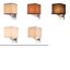 โคมไฟติดผนังภายในทรงสี่เหลี่ยม Cube Shape สไตล์ Modern Contemporary โป๊ะผ้า [WFB-1053]