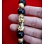 สร้อยข้อมือ ปี่เซียะ (ผีซิว) (Pi Xiu) หัวโลหะชุบทอง หินดำ 14มิล (ขายปลีก ขายส่ง)