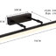 โคมไฟติดหน้ากระจกในห้องน้ำสไตล์โมเดิร์นแบบยืดหดได้ สีดำ ไฟ LED [JQ6480-Black]