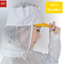หมวกเข้าไลน์ผลิต หมวกโรงงาน มีเน็ตเก็บผม สายรัดคาง H6803021 สีภาพ ONE SIZE