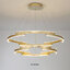 โคมไฟแขวนเพดาน chandeliers ทรงวงกลมสีทอง LED [YKL-160]