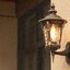 โคมไฟติดผนังภายนอก Lantern Style คลาสสิกยุโรป ตัวโคมโทนสีบรอนซ์ทองพร้อมกระจกลายหยดน้ำ [VC-79]