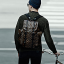 กระเป๋าเป้ lv christopher pm damier graphite men backpack