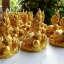 รูปหล่อ พญานาค เนื้อเรซิ่น (คุณภาพเกรดA) (ตาเพชรสีแดง) (สูง7.9ซม) (ขายปลีก ขายส่ง)