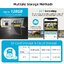 ICSEE ICSEE 6K 3 เลนส์ WIFI กล้องวงจรปิดไร้สายกลางแจ้งกันน้ำ 12 ล้านพิกเซลคืนวิสัยทัศน์กล้องรักษาความปลอดภัยติดตามไฟเตือนสว่าง
