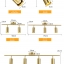โคมไฟ Track light สีทอง [TLG-4714]