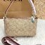 COACH TOP HANDLE POUCH IN SIGNATURE [36674/58321] (แอดไลน์ก่อนสั่งซื้อ)