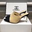 รองเท้า cn heel sandal with pearl สีขาว ครีม ดำ size 34-42