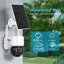 【360° Electric rotation】Solar กล้องวงจรปิด360 wifi กล้องพลังงานแสงอาทิตย์APP: Icsee /WIFI 5MP กล้องวงจรปิด Solar HD 1920P Wireless Camera สัญญาณเตือนการตรวจจับ PIR ของมนุษย์