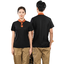 เสื้อฟอร์มพนักงานร้านอาหารกาแฟโรงแรม แขนสั้น F6706003 สีภาพ M-6XL