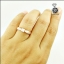 แหวนเงินแท้ 925 ชุบ Pink gold รูปโบว์ ฝังเพชร CZ สีขาว