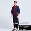 G6109009 ชุดซูชิกิโมโนสไตร์ญี่ปุ่นเสริฟ สำหรับห้องอาหารญี่ปุ่นเกาหลีจีน เสื้อเชฟ พ่อครัว บริกร G6109009 สีภาพ M XL