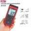 Uni-t UT373 เครื่องวัดรอบเครื่องยนต์ เลเซอร์ดิจิทัล ขนาดเล็ก ไม่สัมผัส ระยะวัด 10-99999RPM เครื่องวัดระยะทาง กม./ชม. ไฟแบ็คไลท์