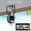 ICSEEกล้องรักษาความปลอดภัย4K WiFi เลนส์คู่8MP, กล้องรักษาความปลอดภัยกันน้ำกล้องวงจรปิดเฝ้าระวังวิดีโอตำรวจไฟเตือนกล้อง IP