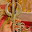 วชิราวุธ(สุดยอดอาวุธของพระอินทร์) ขนาดใหญ่ เนื้อโลหะแร่เงินยวง