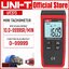 Uni-t UT373 เครื่องวัดรอบเครื่องยนต์ เลเซอร์ดิจิทัล ขนาดเล็ก ไม่สัมผัส ระยะวัด 10-99999RPM เครื่องวัดระยะทาง กม./ชม. ไฟแบ็คไลท์