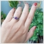 แหวนอเมทิสต์แท้ สีม่วงสดใส ดีไซน์สวยเก๋ เพิ่มเสน่ห์ความมั่ใจ แหวนพลอยแท้