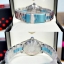 นาฬิกา Tag Aquaracer 300 Meter Dimond Dail 27 mm. สีเงิน สายเลสสีเงิน หน้าปัดมุกสีขาว