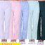 กางเกงหมอพยาบาล เอวขอบ TK6401002 สีภาพ S-3XL
