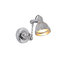 โคมไฟติดผนังภายในปรับทิศทางได้ สไตล์ Industrial สีเงิน Chrome โป๊ะโคมทรงโดม [ML-B230305]
