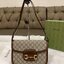 Gucci | 1955 Horsebit Shoulder Bag - Beige/ebony GG Supreme (แอดไลน์ก่อนสั่งซื้อ)