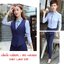 ชุดสูทพนักงานออฟฟิค เรียบหรูดูดีมีสไตล์ TO6404001 น้ำเงิน,ดำ S,M,L,XL,XXL,3XL,4XL,5XL