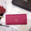 กระเป๋าสตางค์ pd saffiano wallet 3 พับ สีม่วง น้ำตาล ดำ ชมพูบาน เย็นชมพูอ่อน ชมพู แดง