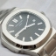 นาฬิกา Patek Philippe รุ่น Men Nautilus สีเงิน สายเลสสีเงิน หน้าปัดสีดำสวยสุดๆ