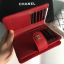 กระเป๋าสตางค์ cn caviar wallet red สีแดง ใบสั้น งานดีสุด หนังอิมพอร์ทยุโรป